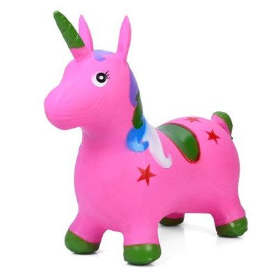 Стрибун-конячка Єдиноріг дитячий (ПВХ, 1300 г) MS 3391-1 - 3
