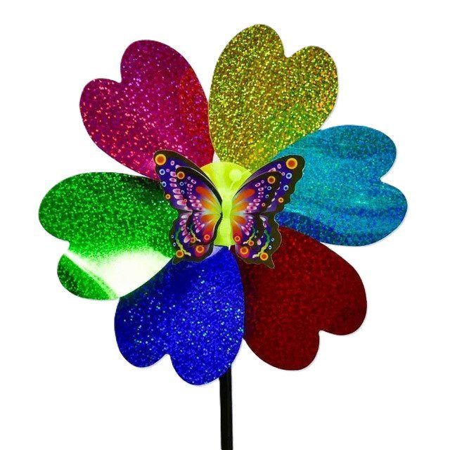 Дитячий вітрячок вертушка на паличці Квітка С 33976 - 5