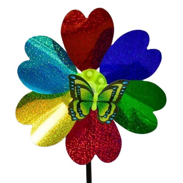 Дитячий вітрячок вертушка на паличці Квітка С 33976 - 6