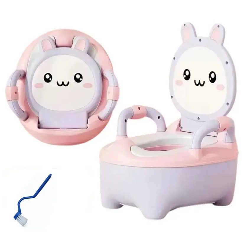 Дитячий горщик стільчик з м'яким сидінням Зайчик Bimbo ВМ-21533