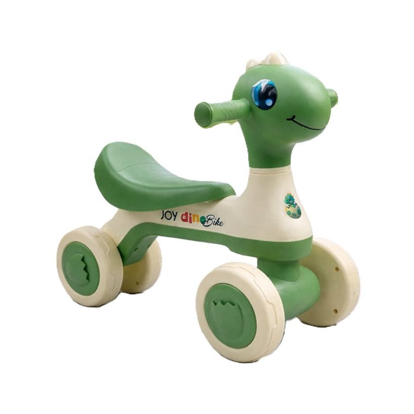 Музичний велобіг 4-х колісний Dino Bike (пластик біговел, зі світлом) JOY DN-01183