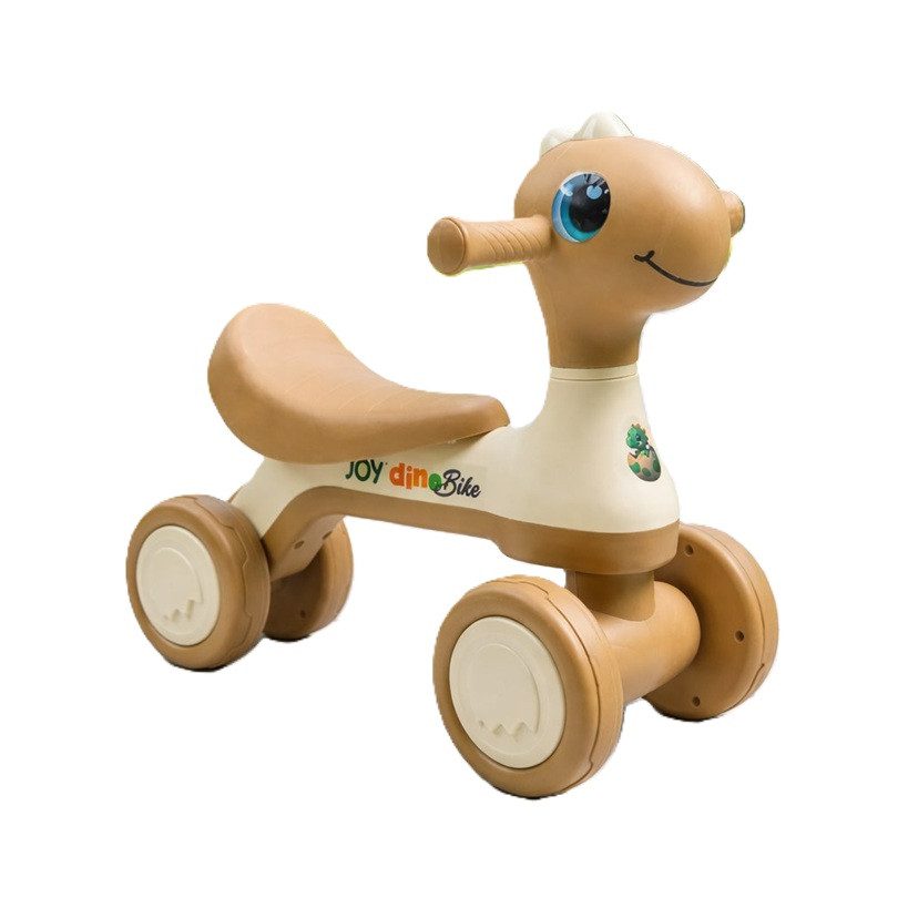 Музичний велобіг 4-х колісний Dino Bike (пластик біговел, зі світлом) JOY DN-32058