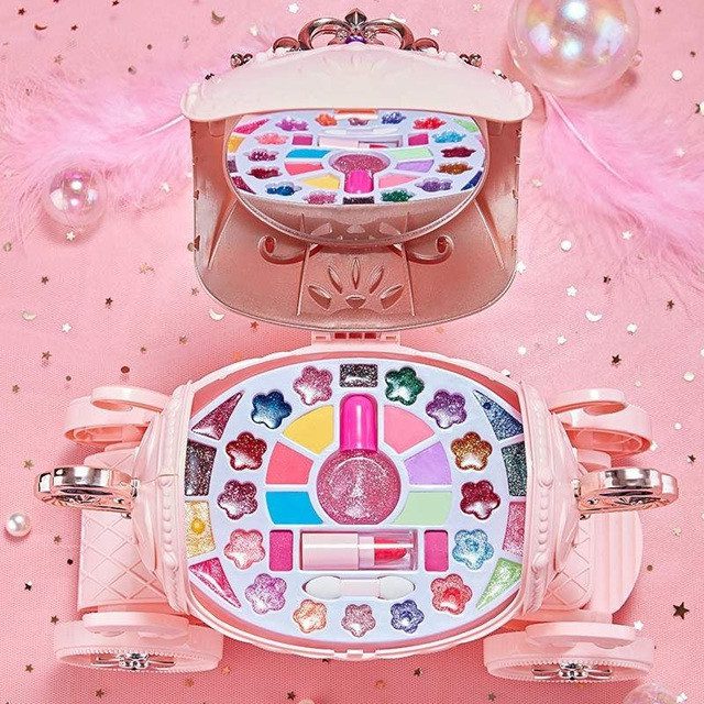 Набір дитячої косметики Карета (тіні, помада, лак, дзеркальце) 1688-8835 - 8