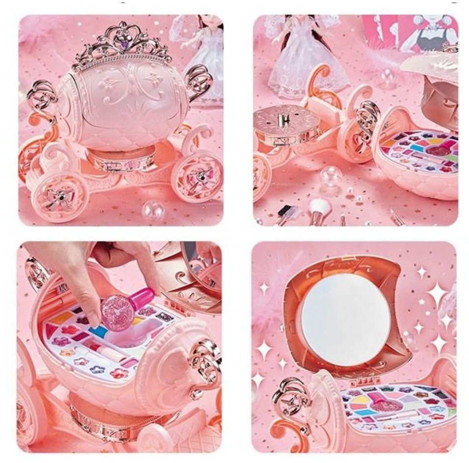 Набір дитячої косметики Карета (тіні, помада, лак, дзеркальце) 1688-8835 - 7