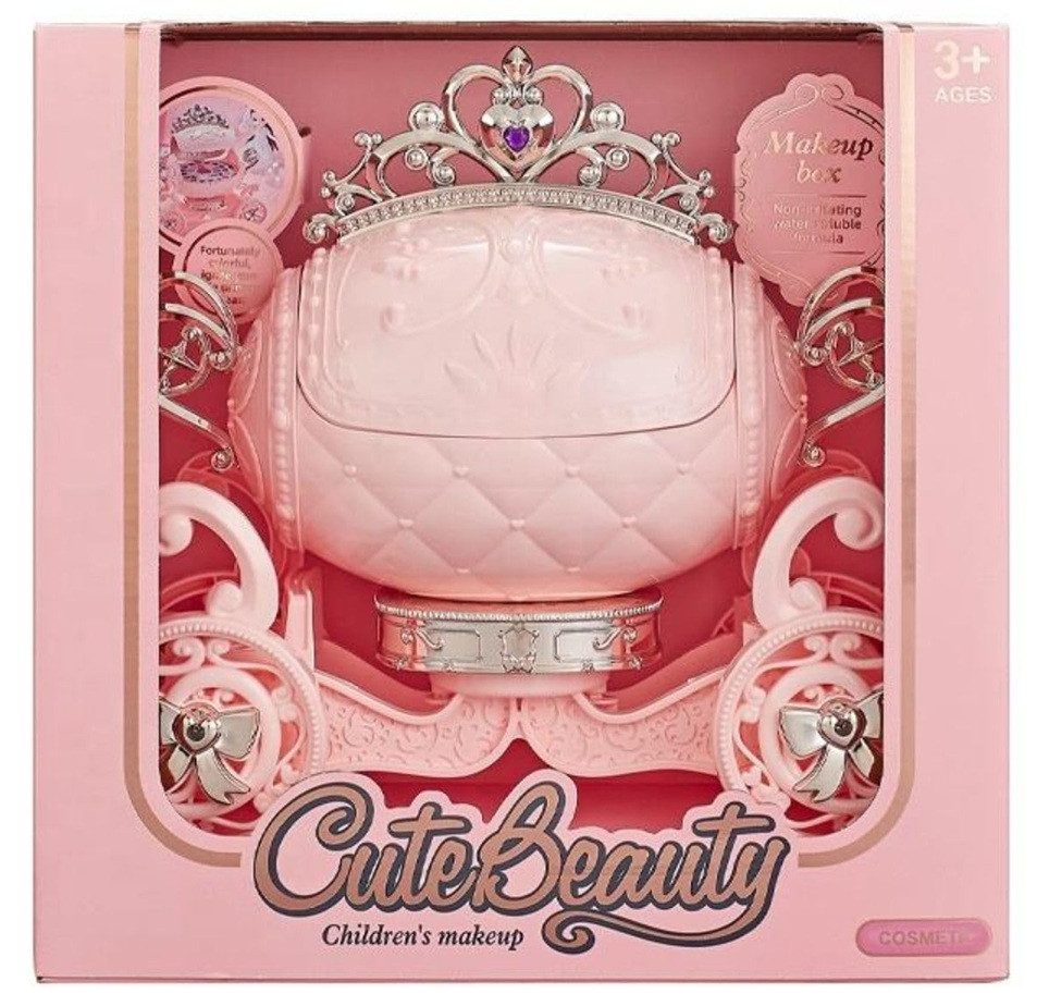 Набір дитячої косметики Карета (тіні, помада, лак, дзеркальце) 1688-8835 - 3