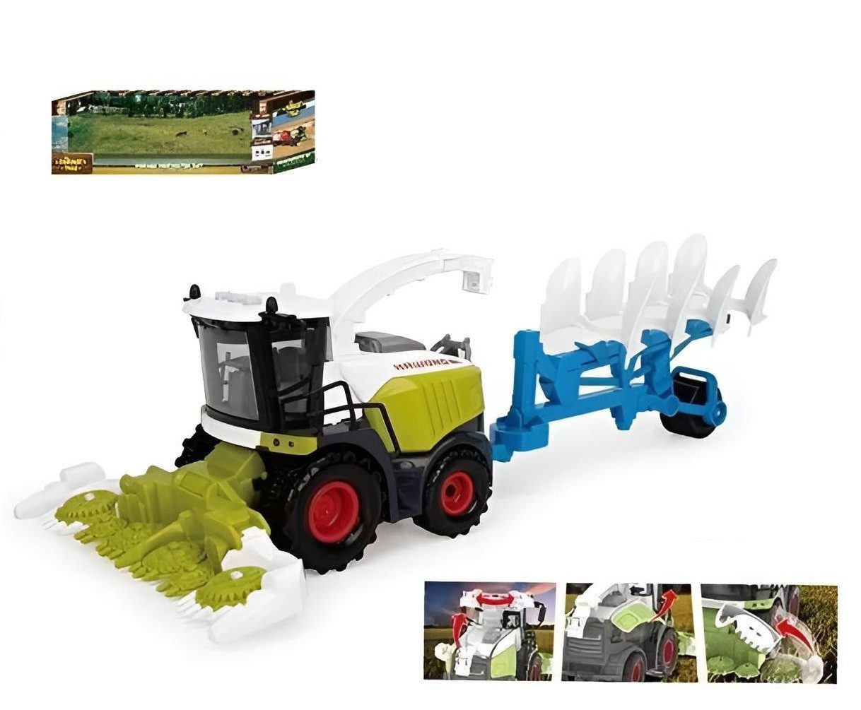 Комбайн із причепом/плугом інерційний (світло, звук) 550-9 C