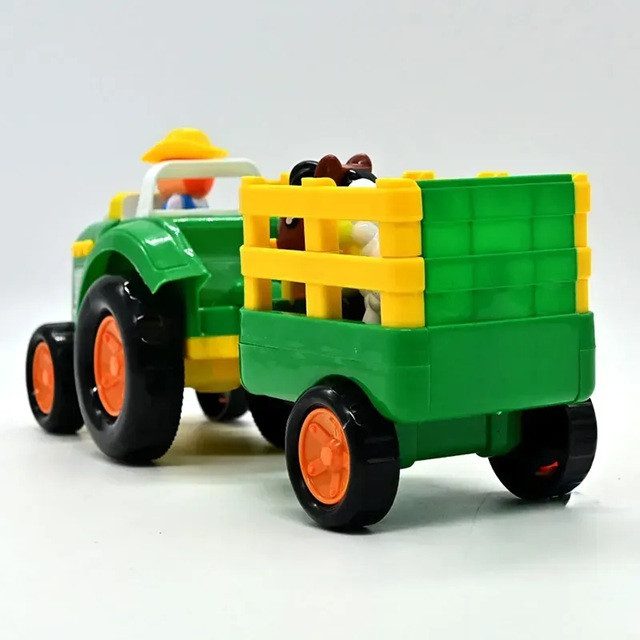 Трактор музичний з причепом та тваринами Ферма 500-761 - 3