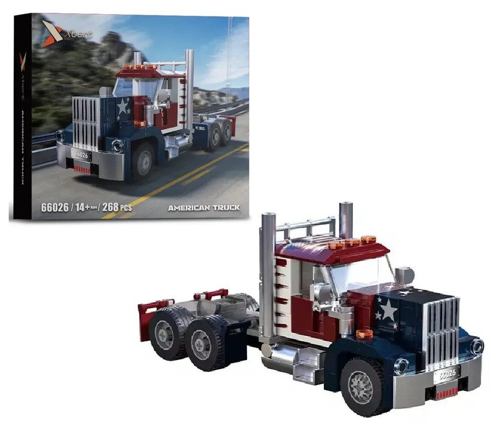 Конструктор пластиковий блоковий Автомобіль (вантажівка/тягач, 269 дет.) 66026