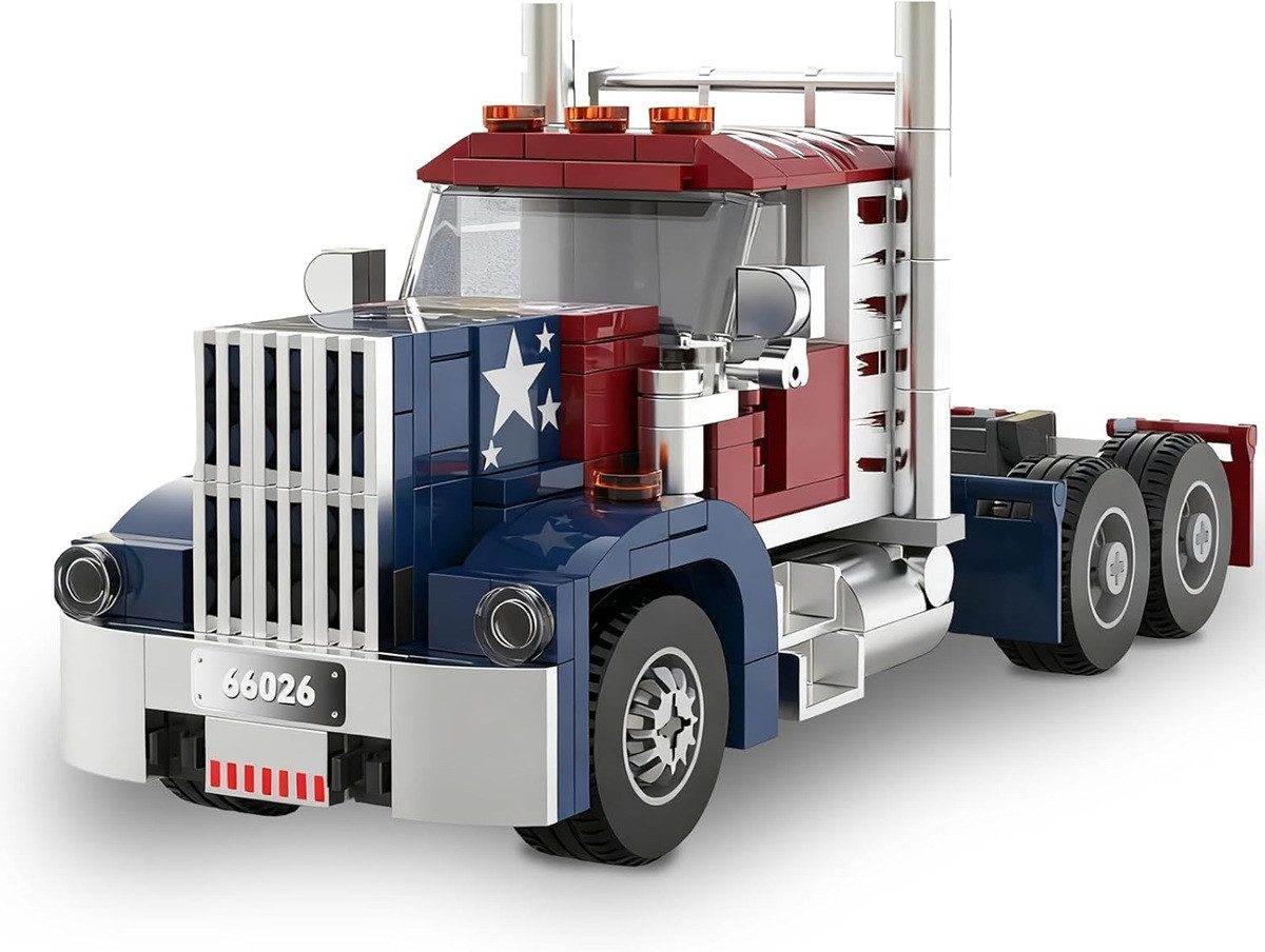 Конструктор пластиковий блоковий Автомобіль (вантажівка/тягач, 269 дет.) 66026 - 2