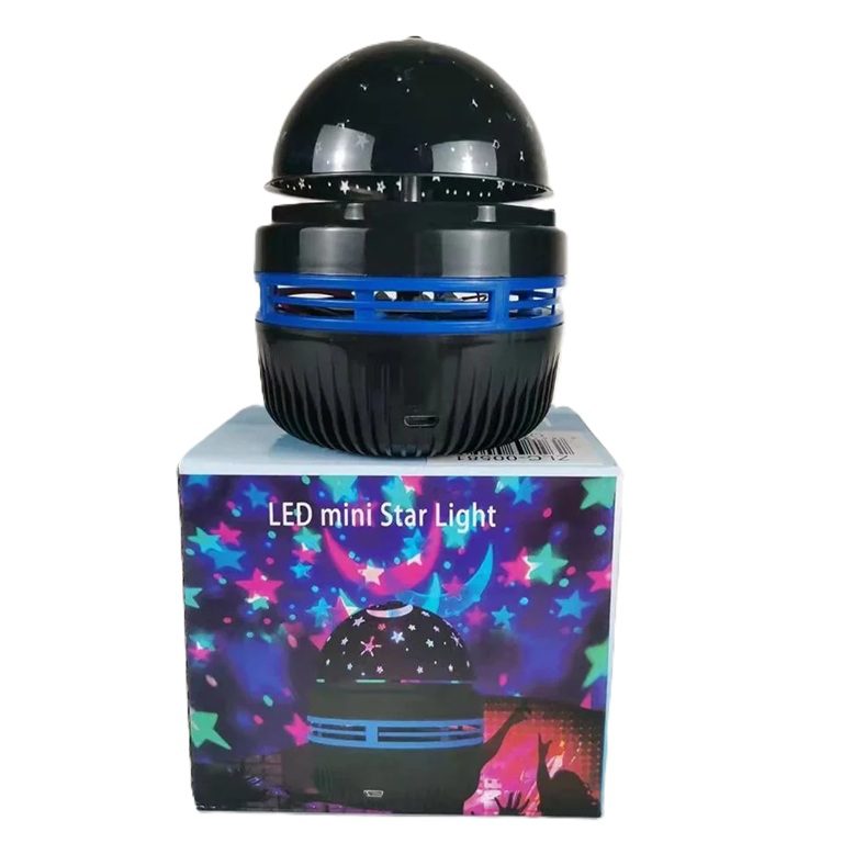 Проектор зоряного неба LED mini Star Light (обертається, працює від мережі) JY-8017 - 3