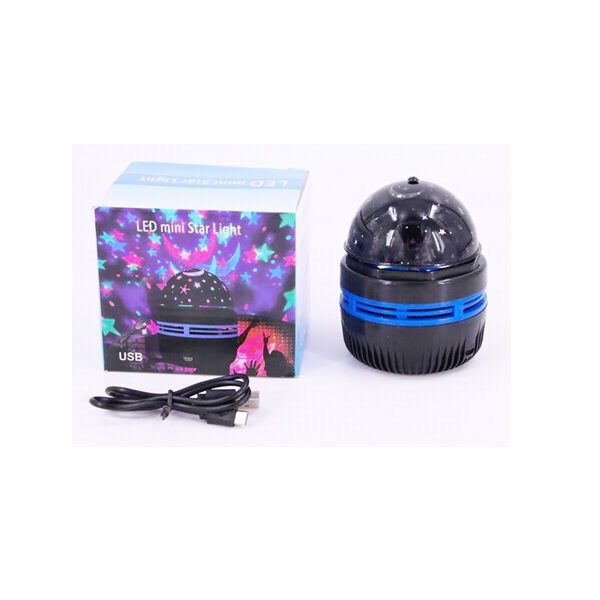 Проектор зоряного неба LED mini Star Light (обертається, працює від мережі) JY-8017 - 4