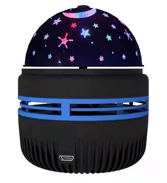 Проектор зоряного неба LED mini Star Light (обертається, працює від мережі) JY-8017 - 8