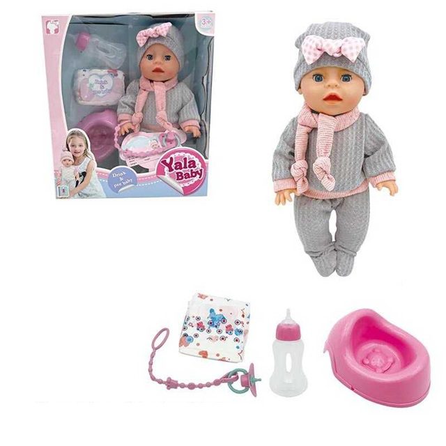 Інтерактивний функціональний пупс Yala Baby (35 см, з горщиком та аксесуарами) YL2435A-A/YL2435A-B - 5