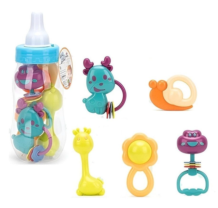 Набір брязкалець в банці (5 шт.) 326-B183