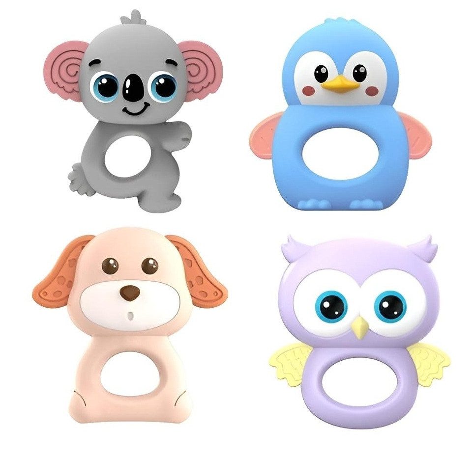 Брязкальце з прорізувачами (набір 4 шт.) 2288-23