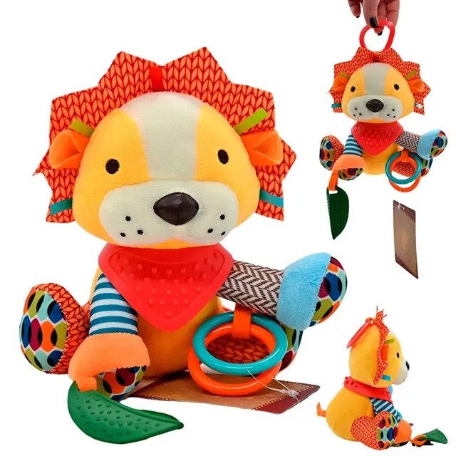 М'яке брязкальце підвіска (з дзвіночком та прорізувачем) L1539/L1540/L1541 - 2