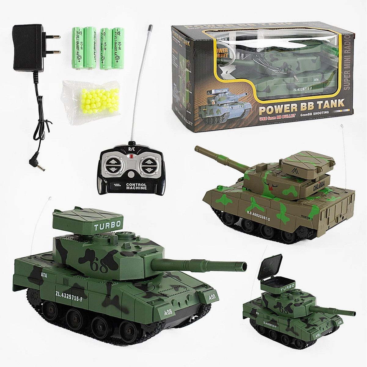 Танк на радіокеруванні (стріляє пульками) 3881 A