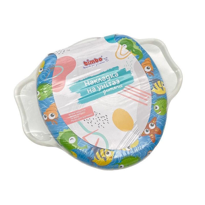 Дитяча м'яка накладка на унітаз (з ручками) Bimbo C 31828 - 5