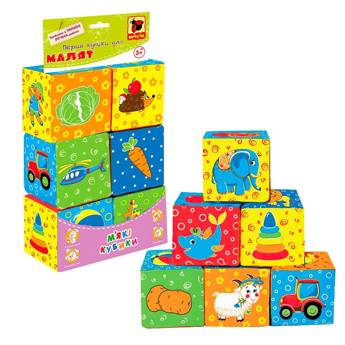 Набір м'яких кубиків 