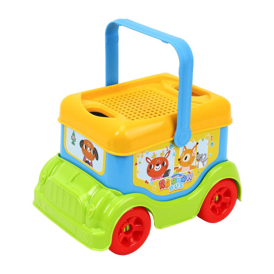 Набір для гри з піском (машинка, лопатка, грабельки, пірамідка) ТехноК 3373 - 4