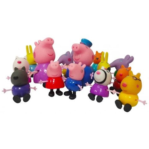 Набір героїв Друзі свинки (14 фігурок персонажів) YM 6777 - 4