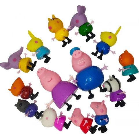 Набір героїв Друзі свинки (14 фігурок персонажів) YM 6777 - 5