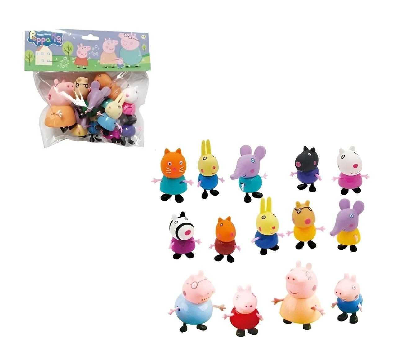 Набір героїв Друзі свинки (14 фігурок персонажів) YM 7567