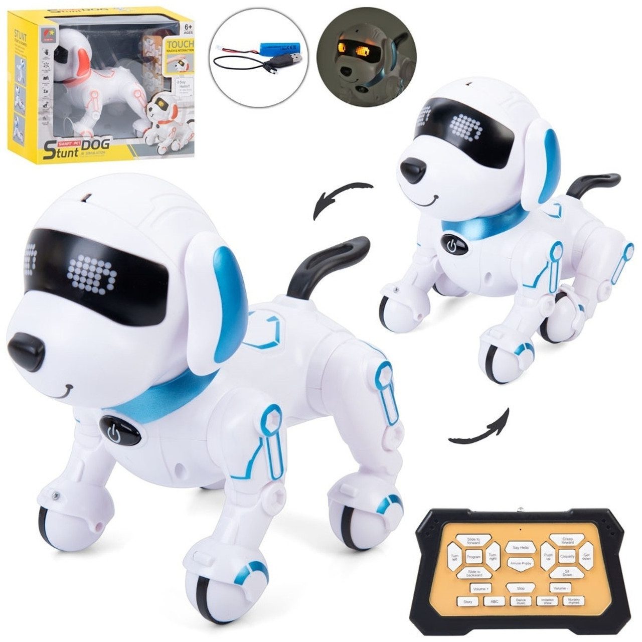 Песик на радіокеруванні інтерактивний Smart Pet (собачка робот, пульт) CX 95 - 8