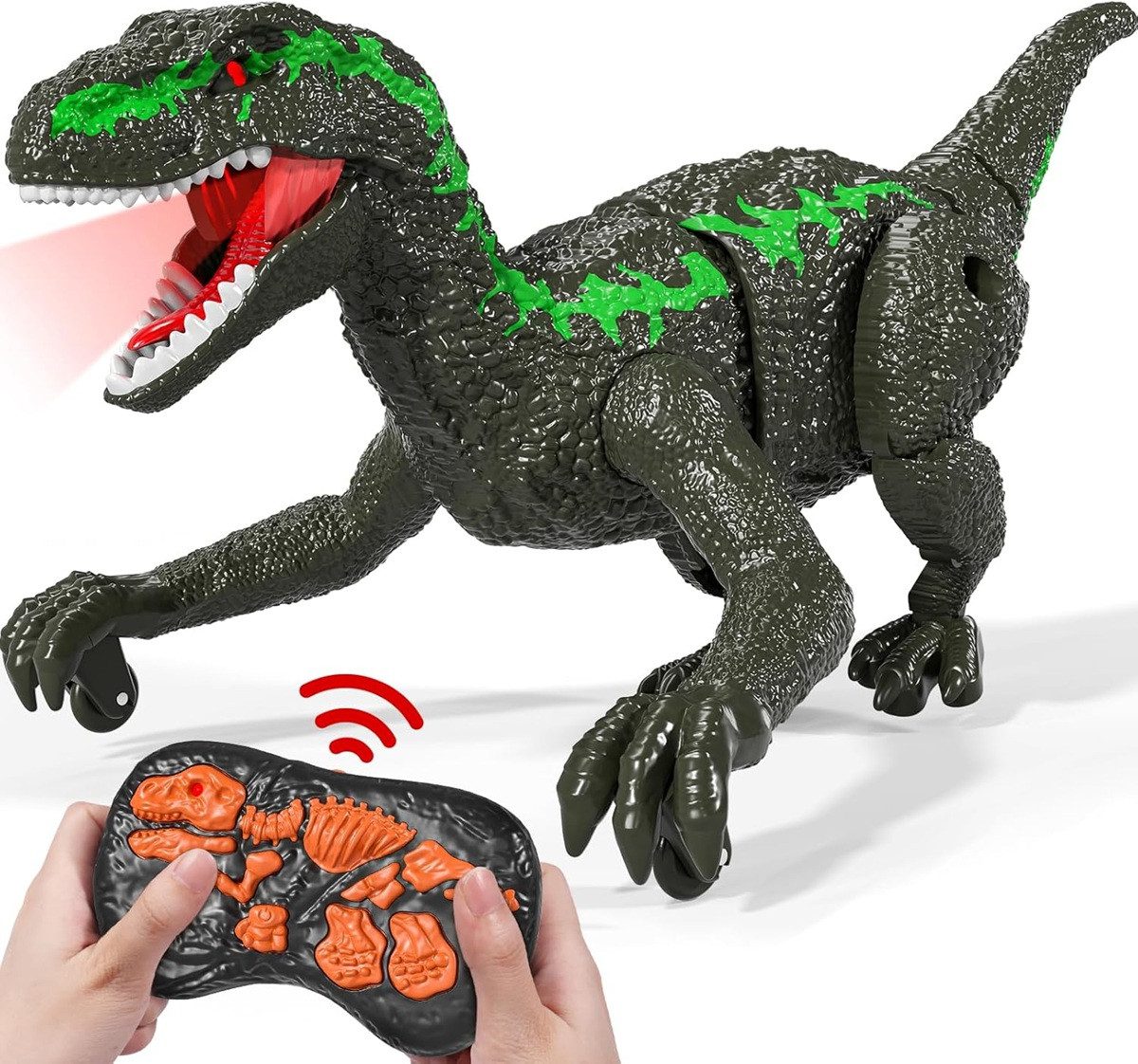 Динозавр на радіокеруванні (велоцираптор) 666-75 A - 5