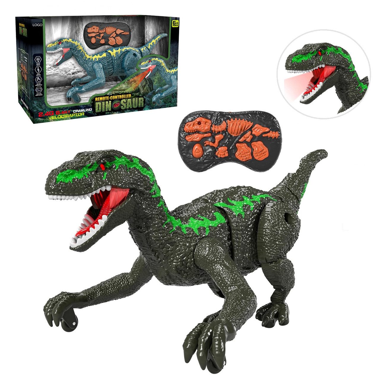 Динозавр на радіокеруванні (велоцираптор) 666-75 A