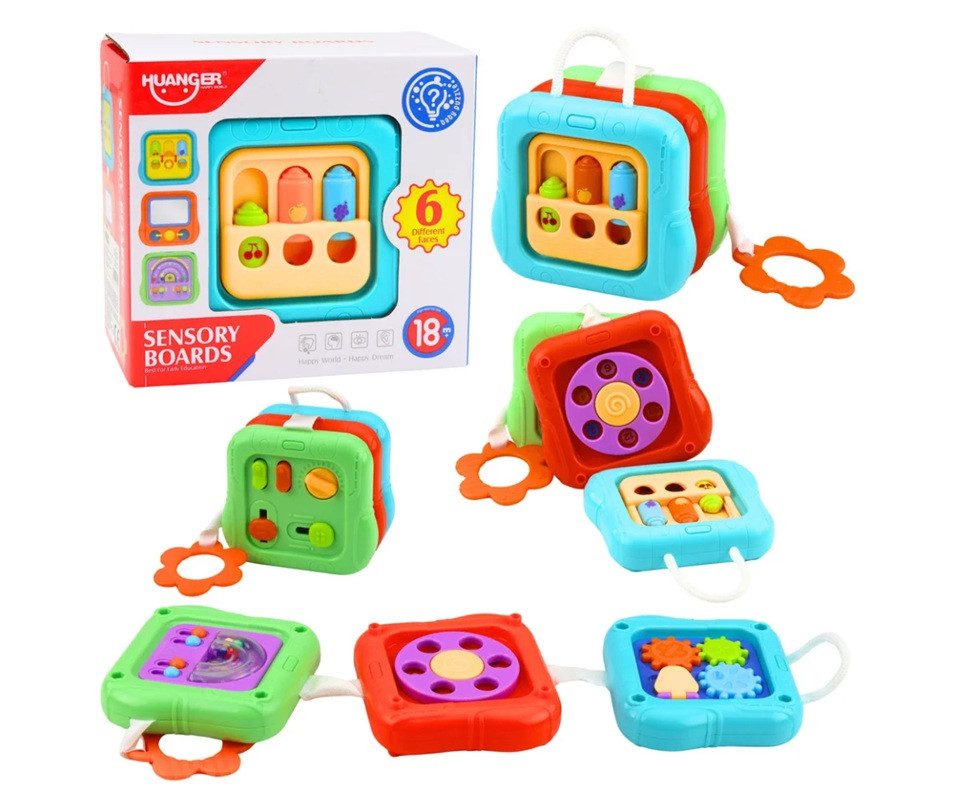 Бізікуб для розвитку дрібної моторики (багатофункціональний) HE8030 - 6