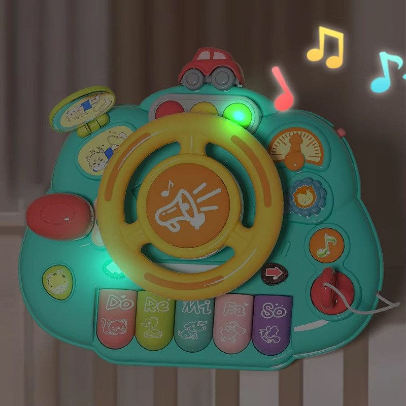 Розвиваючий багатофункціональний столик з кермом YL522 - 7