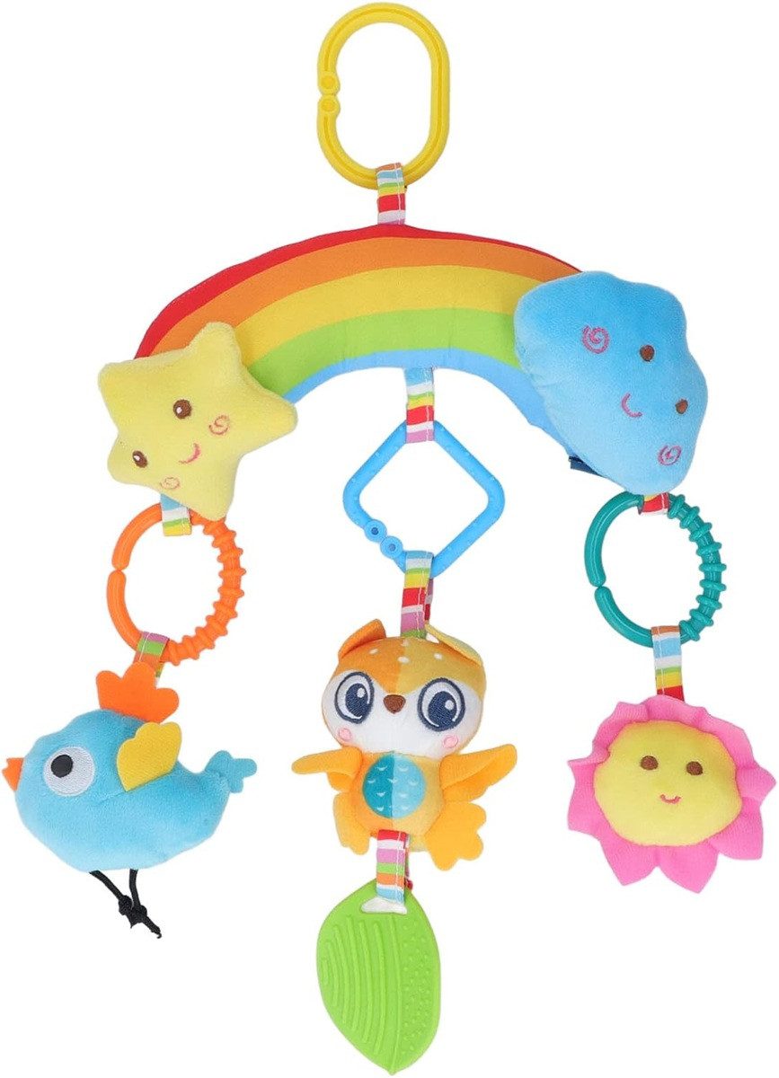 М'яке брязкальце підвіска (з прорізувачем та пискавкою) 9283A/9286A - 4