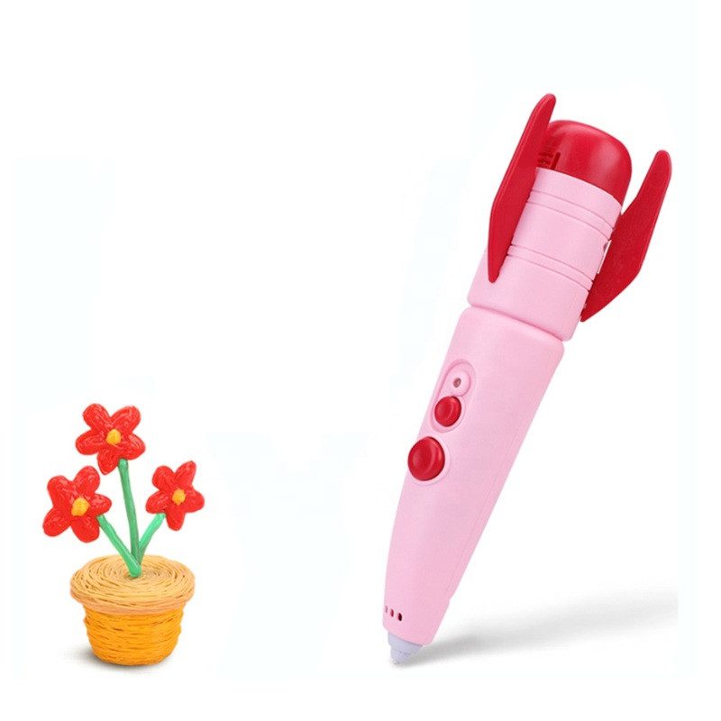 Дитяча 3D ручка низькотемпературна (трафарети, PLA-пластик, акумулятор) 9913 - 2