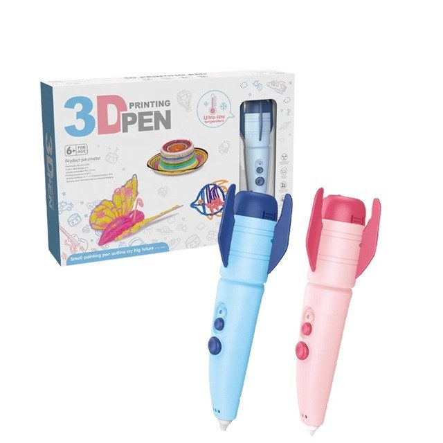 Дитяча 3D ручка низькотемпературна (трафарети, PLA-пластик, акумулятор) 9913 - 3