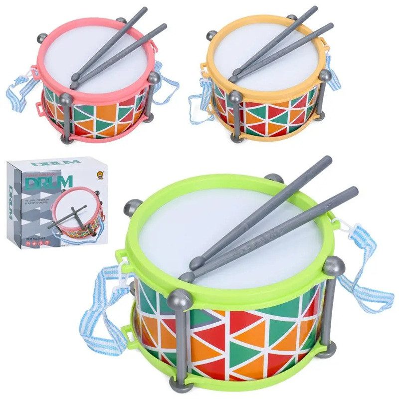 Дитячий барабан з паличками (21,5*11 см) 2018T