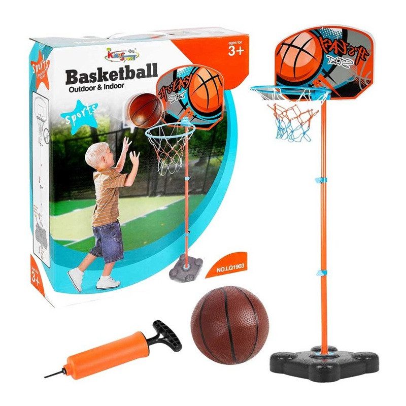 Баскетбольне кільце на стійці (109/141 см, щит, м'яч) MR 1551