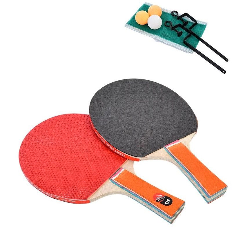 Ракетка для гри в пінг-понг/ настільний теніс (2 ракетки, сітка, тримачі, 3 м'ячі) MS 3098 - 2