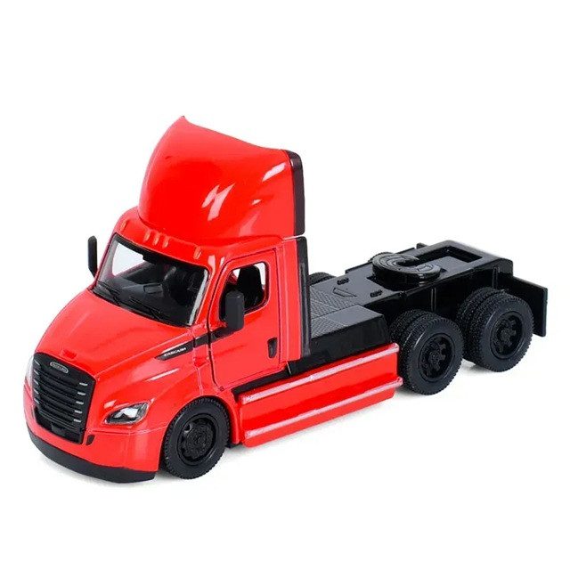 Трейлер вантажівка Kinsmart (32 см, інерція, відчиняються двері) KT1303W - 2