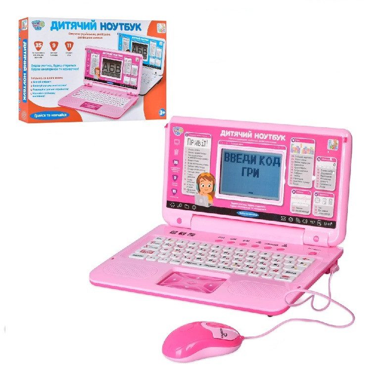 Дитячий ноутбук  Limo Toy (рос/укр/англ.) SK 7443