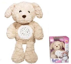 Музичний м'який нічник Песик (з проєктором) KC-1 - 2