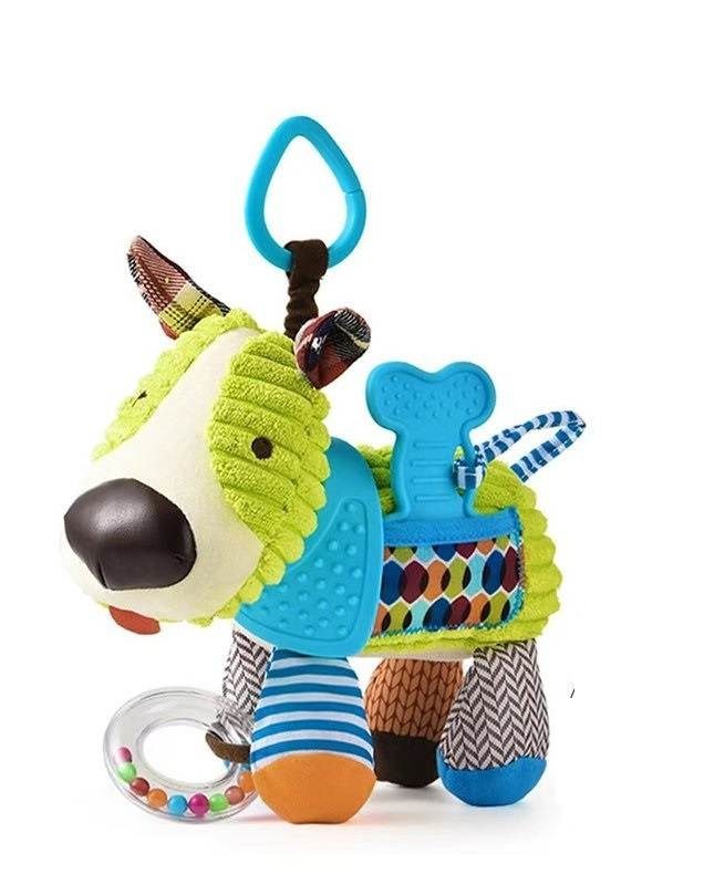 М'яке брязкальце підвіска (з дзвіночком та прорізувачем) L1539/L1540/L1541 - 5