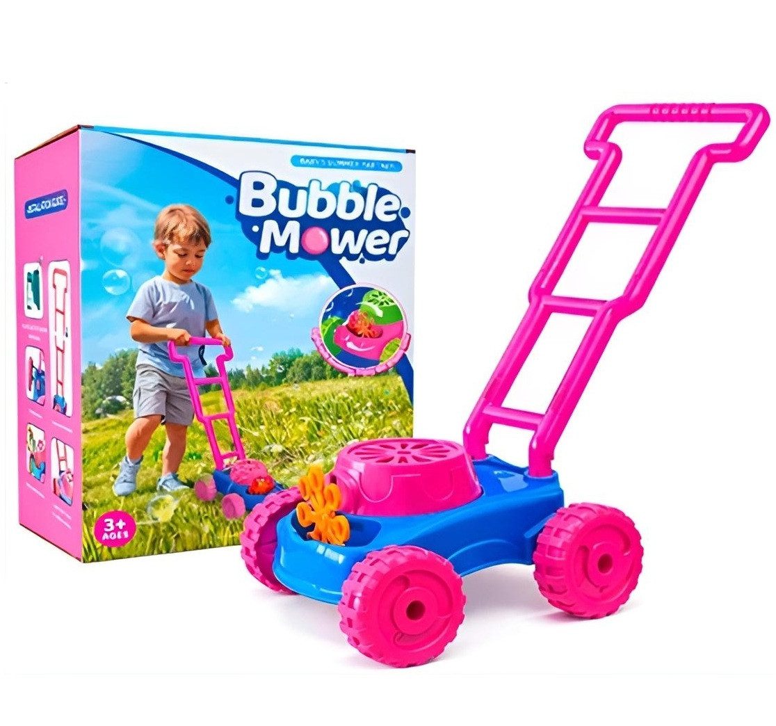 Генератор мильних бульбашок у вигляді газонокосарки (каталка) BIGKIDS BIGBM102