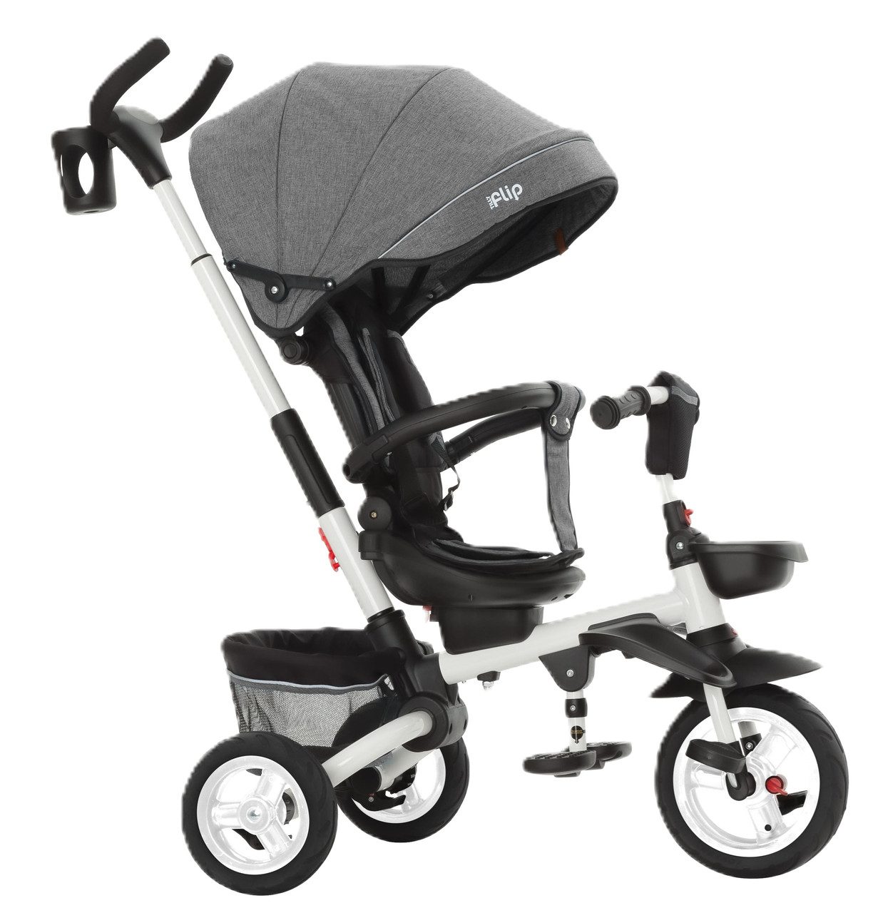 Велосипед триколісний Tilly FLIP (з батьківською ручкою) T-390/1 GR