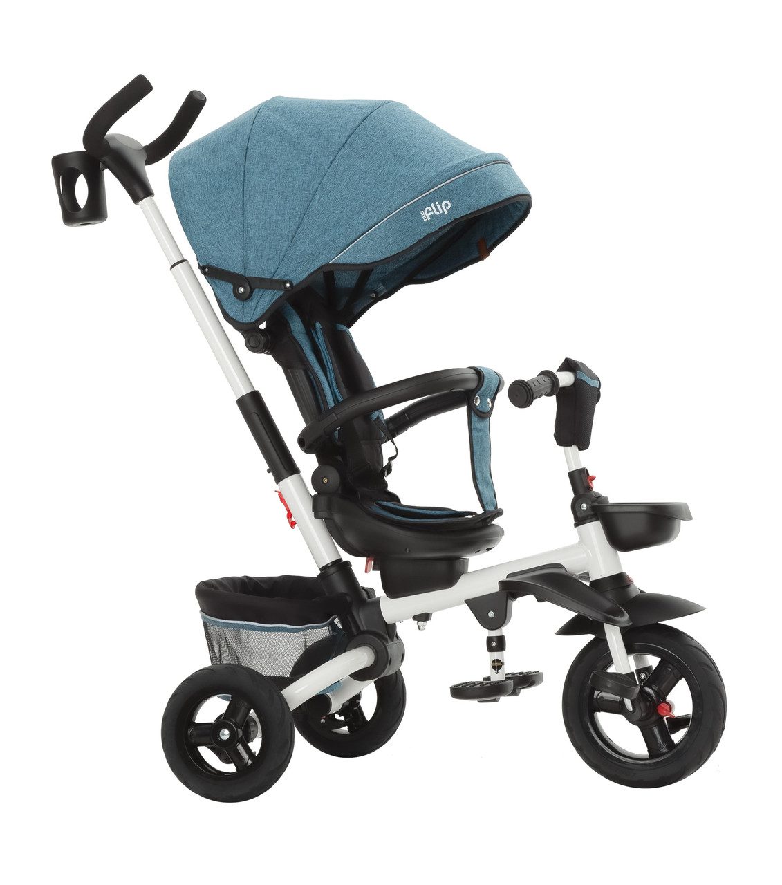 Велосипед триколісний Tilly FLIP (з батьківською ручкою) T-390/1 GN