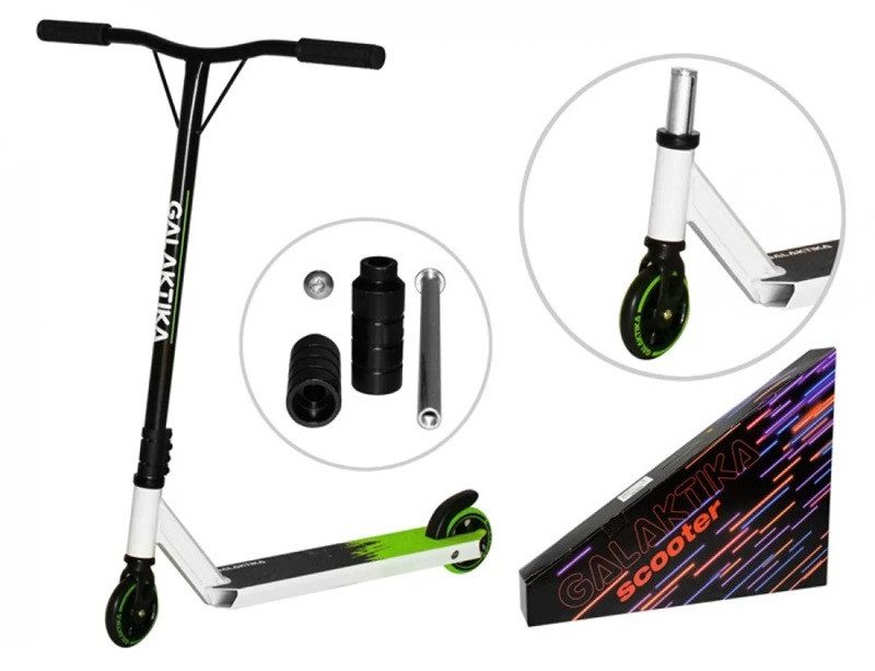 Трюковий самокат Scooter Galaktika (hic-система, алюм/сталь) GS-0094 GN
