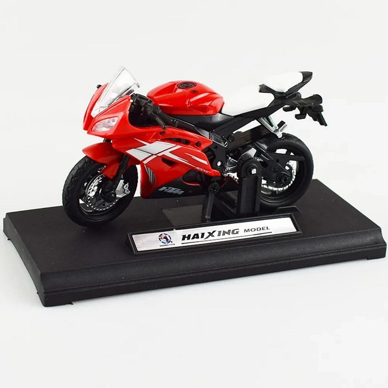 Мотоцикл на підставці (метал, 1:18, 11,5 см) HX812-13 - 9