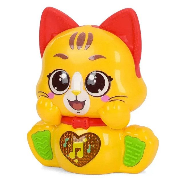 Навчальна гра Лепетунчик котик з вушками прорізувачами Limo Toy (сенсор, повтор, казки) FT 0068 - 2