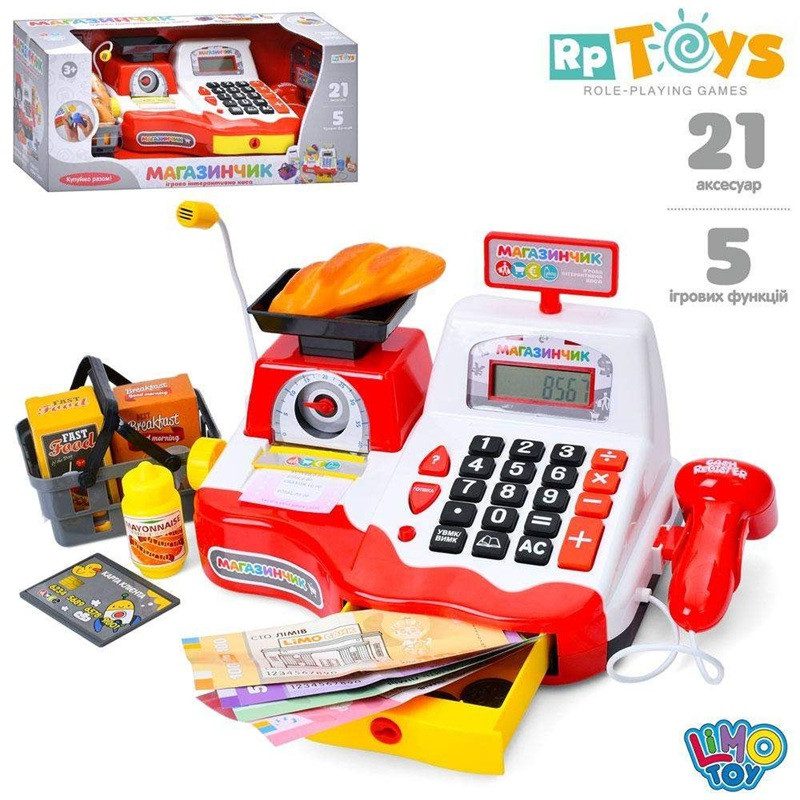 Дитячий касовий апарат Магазинчик Limo Toy 7162-1 UA - 4