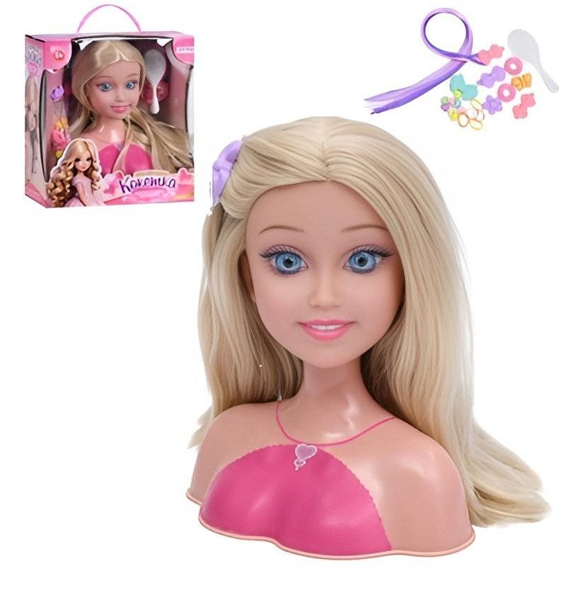 Лялька-модель голова для зачісок (набір перукаря) Limo Toy B229-D